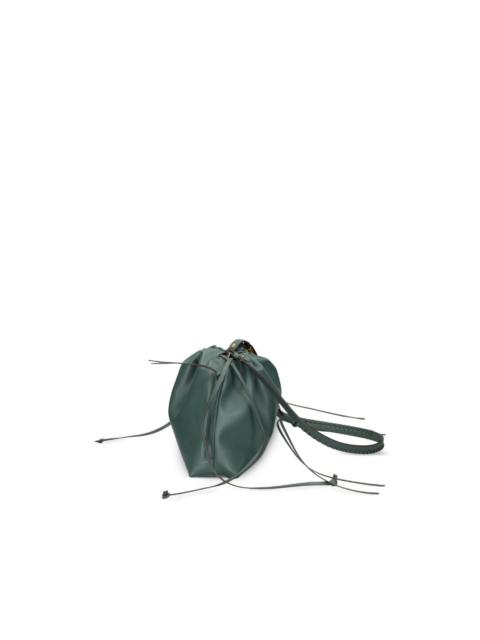 drawstring-fastening shoulder bag