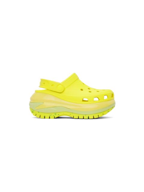 Yellow Mega Crush Clogs