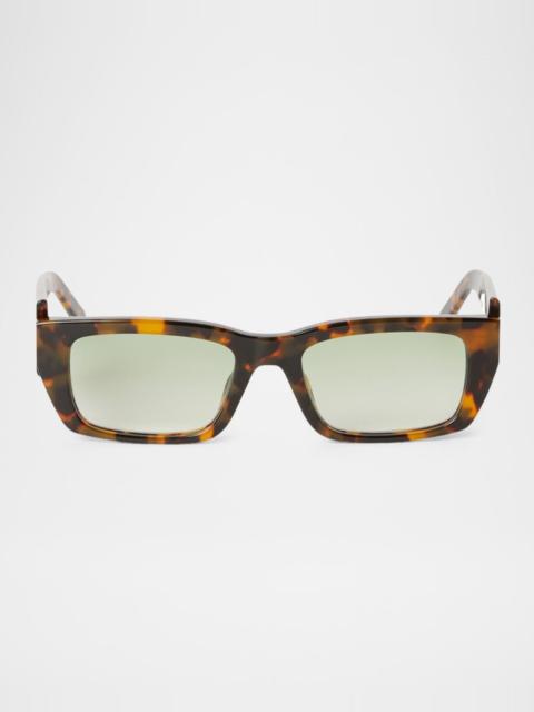 Palm Rectangle Acetate Sunglasses