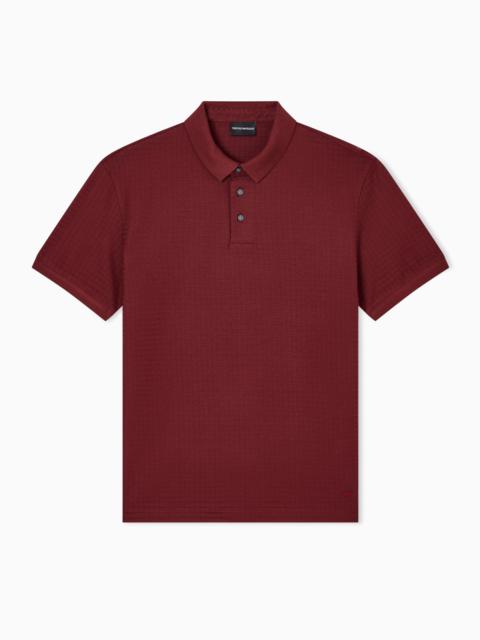 US EXCLUSIVE JACQUARD JERSEY POLO SHIRT