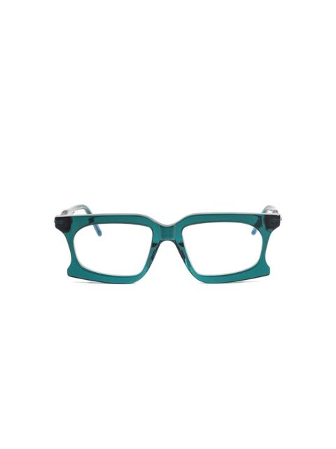 D73 rectangular-frame glasses