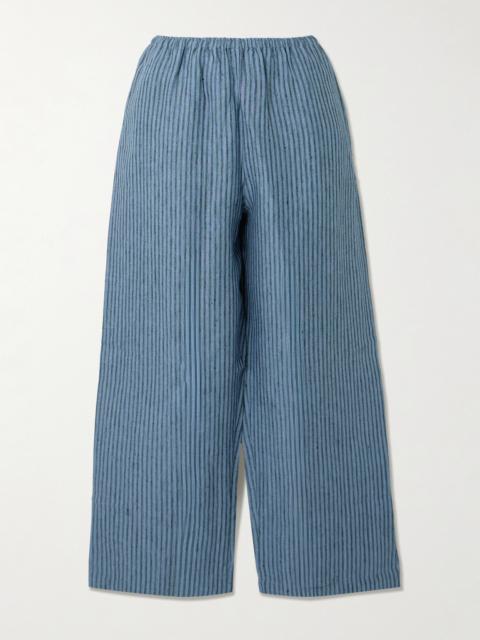 Ease Striped Organic Linen Pants