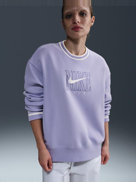 Nike Sportswear Phoenix Fleece Women's Oversized Graphic Crew-Neck Sweatshirt