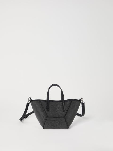 Precious BC Duo mini bag in grained leather
