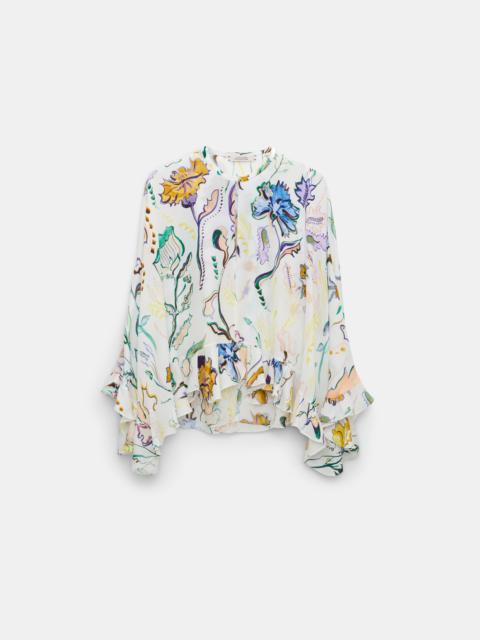 FLORAL TWIST blouse