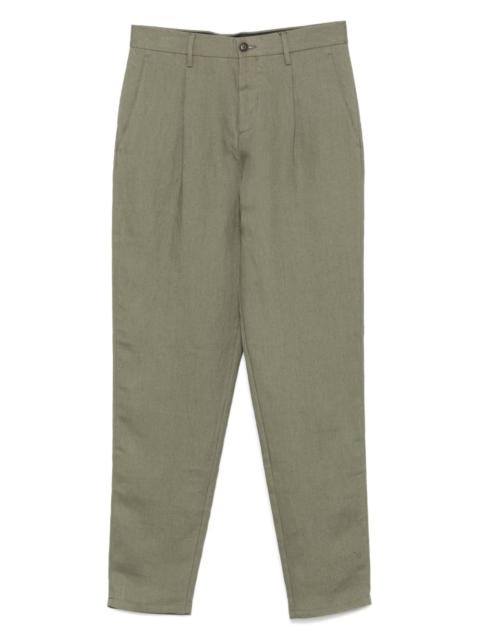 linen trousers