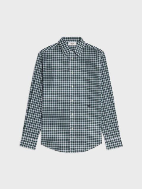 shirt IN tartan cotton cloth