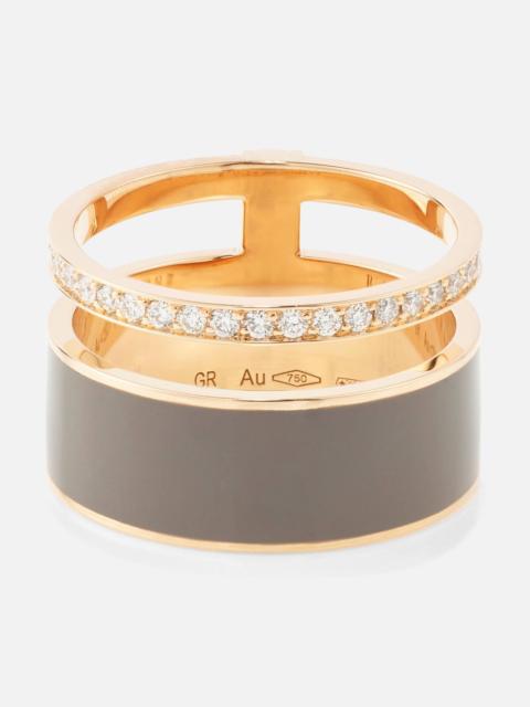 Berbere Chromatic 18kt rose gold ring with diamonds