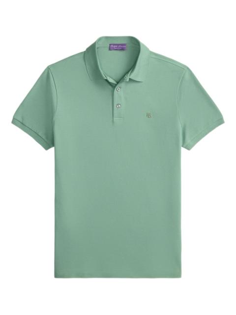 logo-embroidered polo shirt
