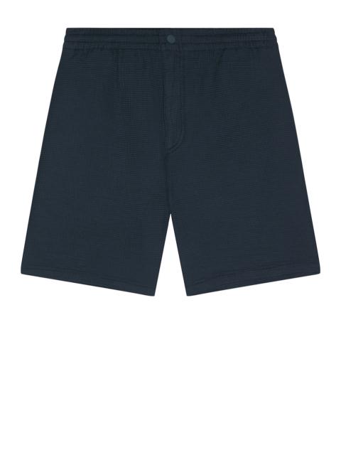Waffle Monochrome Elasticated Textured Shorts