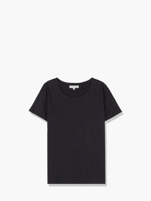 MERZ B. SCHWANEN 114 LOOPWHEELED 1920S TEE CHARCOAL