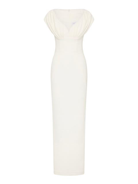 Myra Gathered Gown ivory