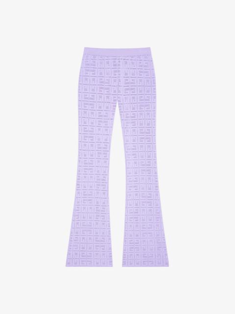 FLARE PANTS IN 4G JACQUARD
