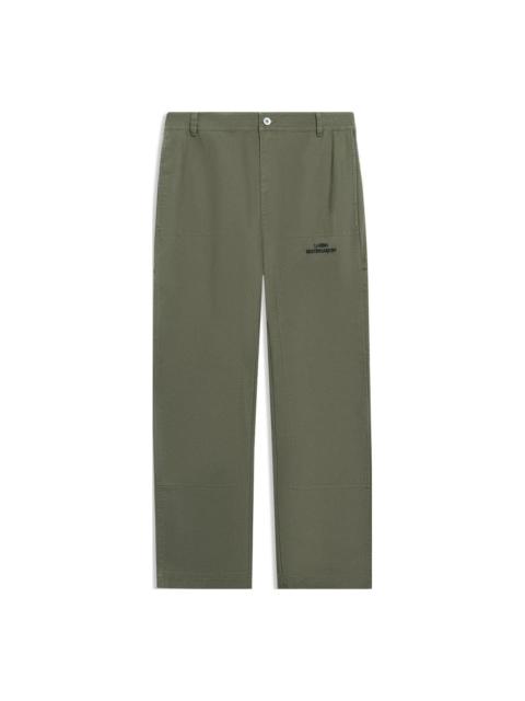 Li-Ning Skateboarding Graphic Straight Pants 'Military Green' AKXT049-2