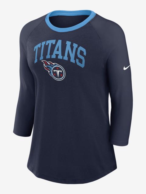 Tennessee Titans Women's Nike NFL 3/4-Sleeve T-Shirt