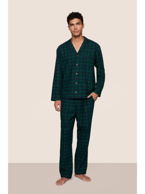 Men's Flannel Long PJ Set