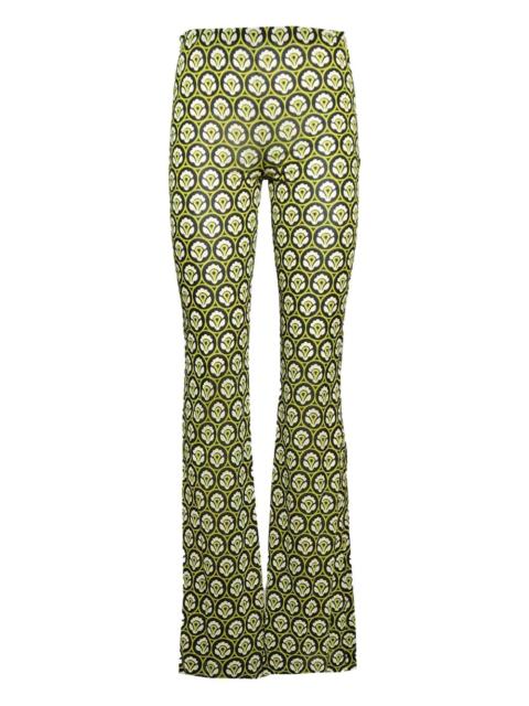 patterned trousers