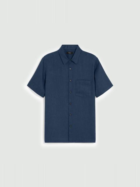 Irving Short-Sleeve Shirt in Relaxed Linen