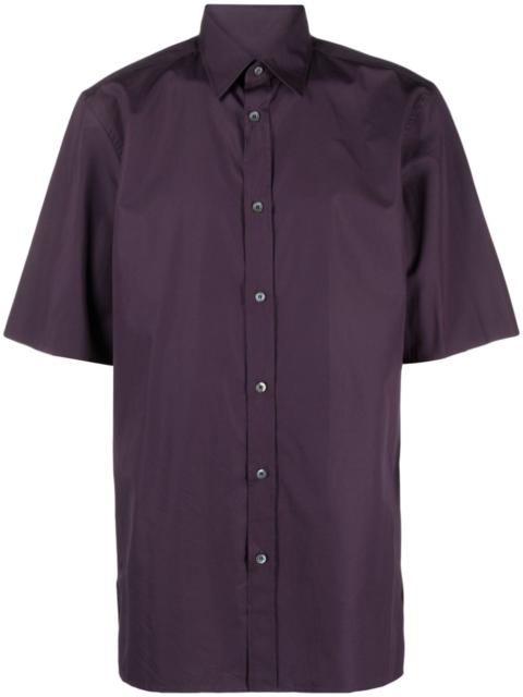 short-sleeve cotton shirt