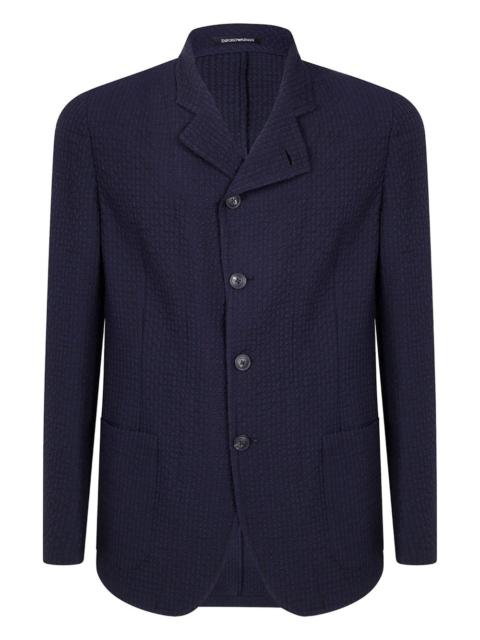 textured wool jacket