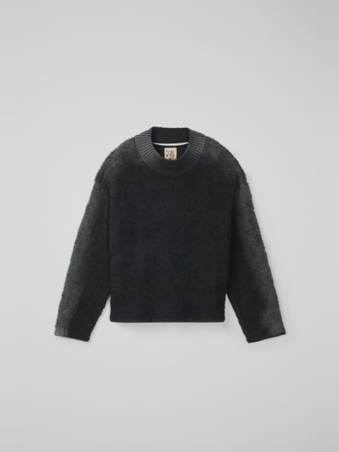 Black wool-blend Bouclé Jumper