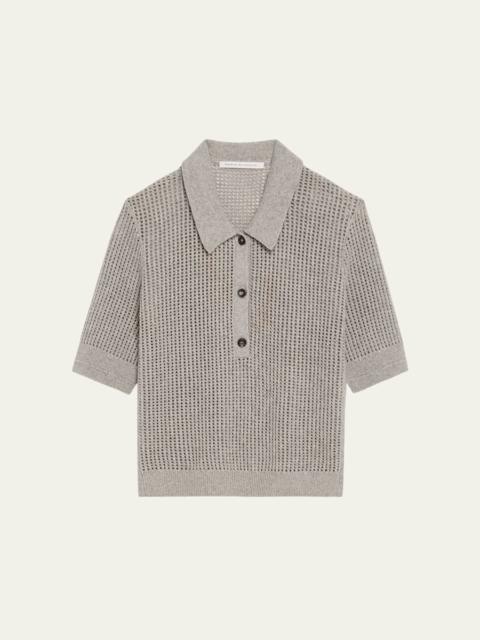 Shrunken Mesh Polo