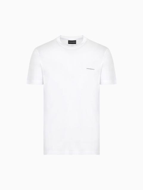 Lyocell-blend jersey T-shirt with ASV micro logo lettering