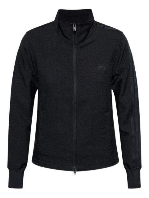 three-stripe zip-up jacket