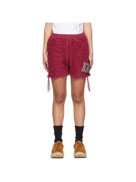 Pink Metal Letter Shorts