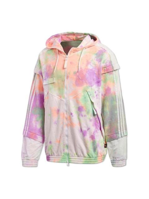 adidas X Pharrell Williams HU Holi Windbreaker Jackets 'White Purple' CW9413