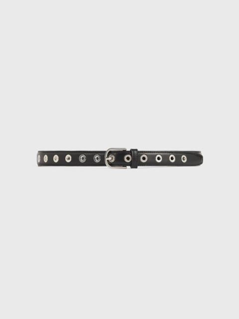 Eyelet belt black