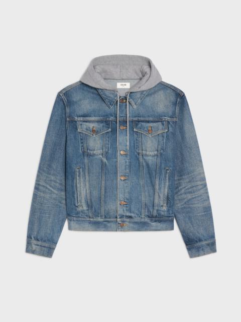 trucker jacket in union wash denim
