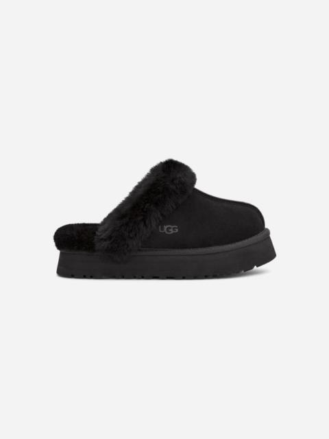 ® Women's Disquette Sheepskin Slippers in Black
