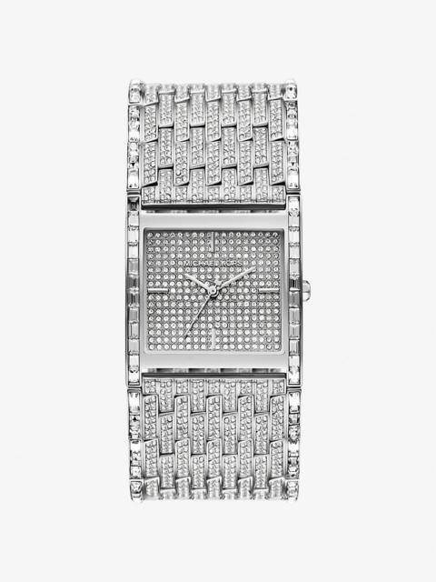 Limited-Edition Georgie Pavé Silver-Tone Watch