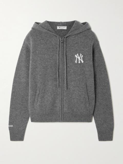 + '47 And New York Yankees Embroidered Cashmere And Wool-blend Hoodie