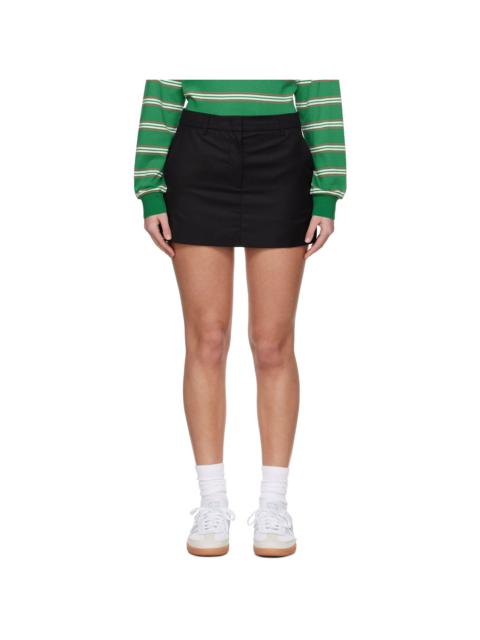 Black Micro Miniskirt