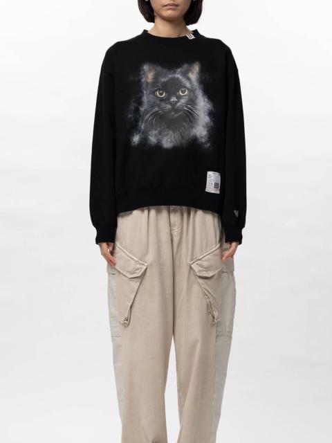 Cat Printed Sweatshirt