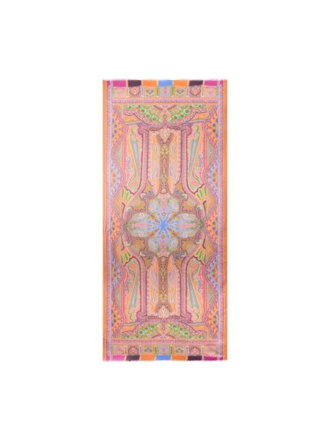 paisley-print scarf