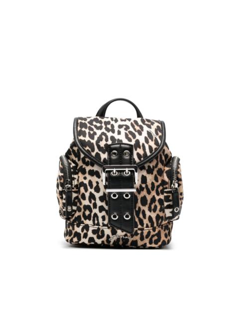 mini leopard-print Backpack