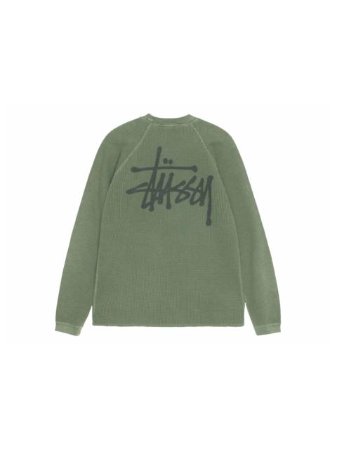 Stussy Raglan Thermal L/S Crew Pine