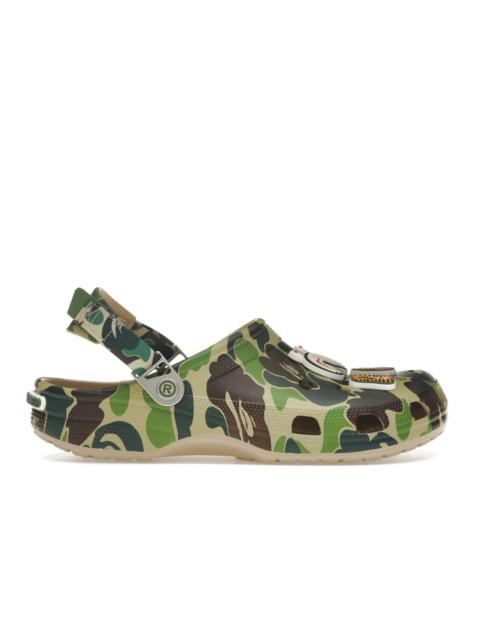 Crocs Classic Clog A Bathing Ape ABC Camo Green