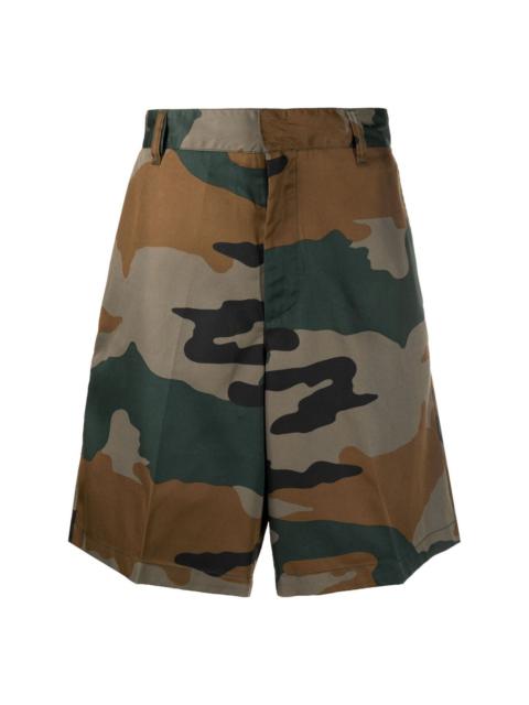 P-Berti-Camu twill shorts