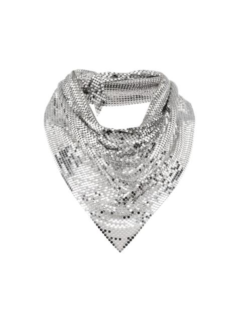 draped mesh necklace