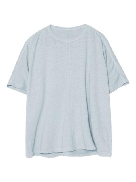 central-seam short-sleeve T-shirt