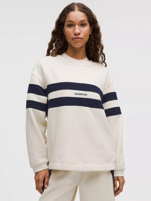 Women's Steady State Oversized Pullover *Stripe
