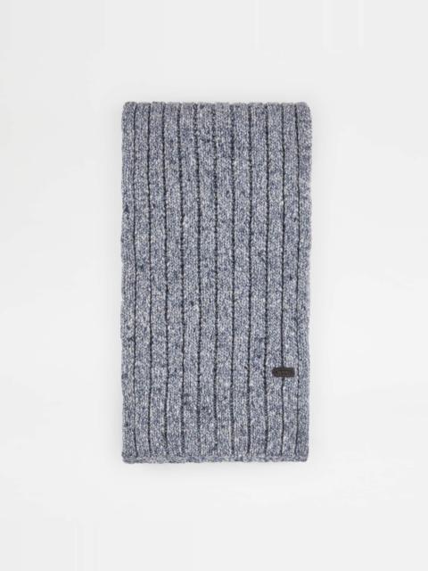 CASHMERE BLEND SCARF - BEIGE