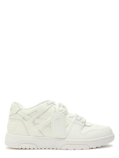 Off-white Out Of Office Panelled Leather Sneakers