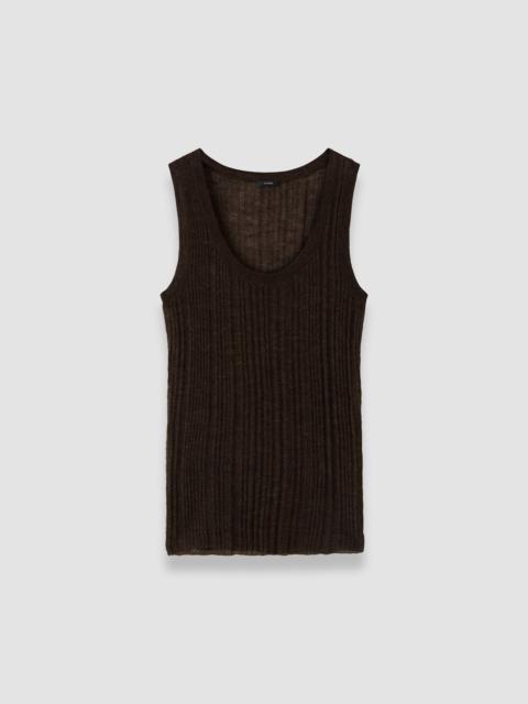 Ycaza Sheer Wool Rib Vest