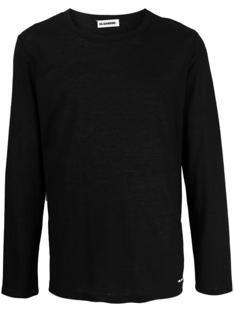 long-sleeved cotton T-shirt