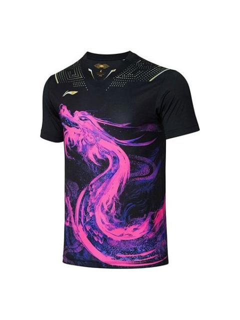 Li-Ning 32th Tokyo Olympics Table Tennis Jersey 'Black Pink' AAYR361-2